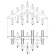 Axonometric diagram of Rest by Pezo von Ellrichshausen