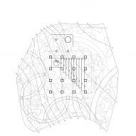 Site plan of Rest by Pezo von Ellrichshausen
