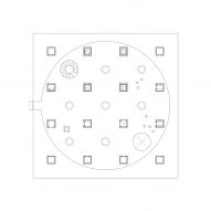 Roof plan of Rest by Pezo von Ellrichshausen