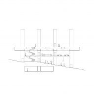 Section through Rest by Pezo von Ellrichshausen