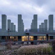 Überhaus restaurant in Les Jardins de Médongaule by Pezo von Ellrichshausen