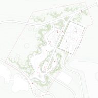 Huachiao Vibrant Sports Park landscape planting plan by SoBA Architects