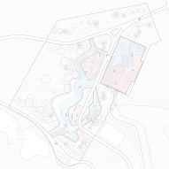 Huachiao Vibrant Sports Park site plan by SoBA Architects
