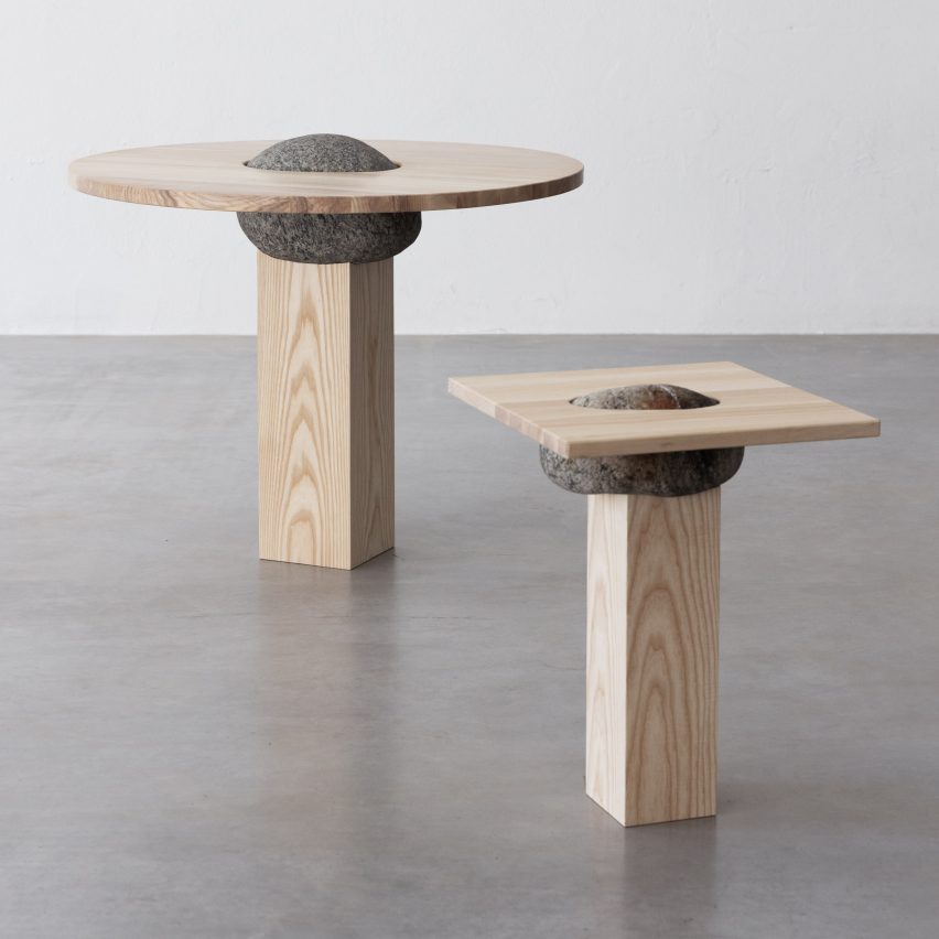 Love Persson tables from Ung Svensk Form at ArkDes