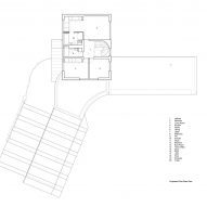 First floor plan of TH Residence by DeDraft