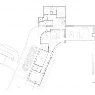 Ground floor plan of TH Residence by DeDraft