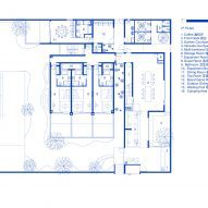 The Catcher guesthouse ground floor plan