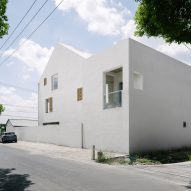 White guesthouse street view