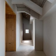 Simple interior space of rural guesthouse