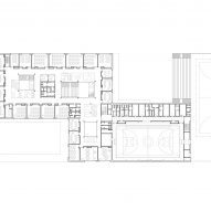 First floor plan of Vida Elementary School by OVA