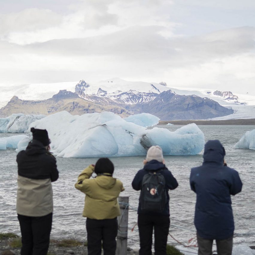 people standing in an arctic environment