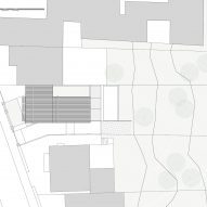 Site plan of 2in1 Houses at Noisy-le-Sec by MXarchitecture