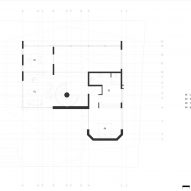First floor plan of Ananda house by Thought Parallels Architecture