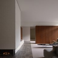 Living room in Bungalow Sint-Martens-Latem by Decancq Vercruysse