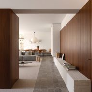 Living space in Bungalow Sint-Martens-Latem by Decancq Vercruysse