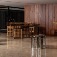 Furniture by Tatiana Bilbao, Fernanda Canales and others fills modernist Mexico house