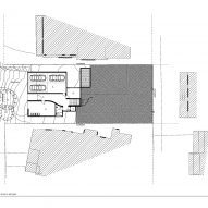 Lower floor plan of Coastal House in Victoria by Splinter Society