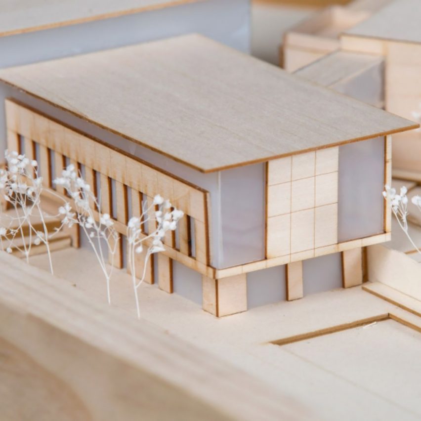 a photograph of an architecture model