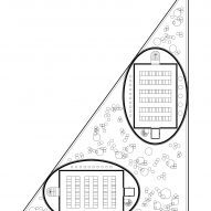 Plan of the Stone Clouds data centre by Carl Fredrik Svenstedt Architects