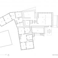 Second floor plan of the Mother-of-Pearl Experience Museum by Schulz und Schulz