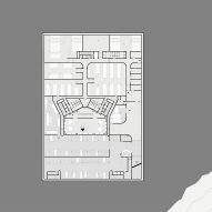 First basement floor plan of Museum Depot by Peter Pichler Architecture