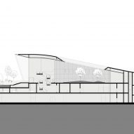 Section of Museum Depot by Peter Pichler Architecture