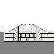 Section of Museum Depot by Peter Pichler Architecture