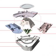 Exploded diagram of Qasr AlHokm Metro Station by Snøhetta