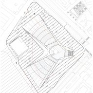 Roof plan of Qasr AlHokm Metro Station by Snøhetta