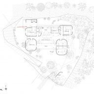 Site plan of Haniyasu House by Aatismo