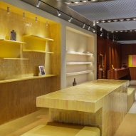 El Departamento decorates Hoff store with bright tiles to "inject warmth into the London context"