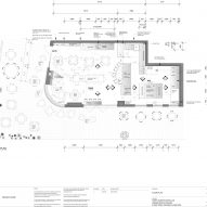 Floor plan of restaurant