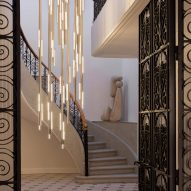 Lee Broom displays "sculptural tableau of light" for Mexico City art week debut