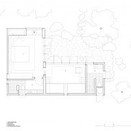Floor plan of No. 23 annexe by Tristan Burfield