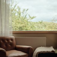 Living room window in Orchard House