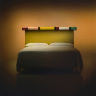 Rosary headboard by India Mahdavi for Bolzan