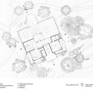 First floor plan of Serenity retreat by Mar+rs