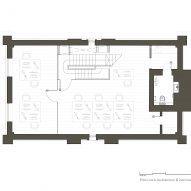 First floor plan of The Works by Felix Lewis Architects