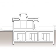 Section of Swan Nest by Yrki Arkitektar