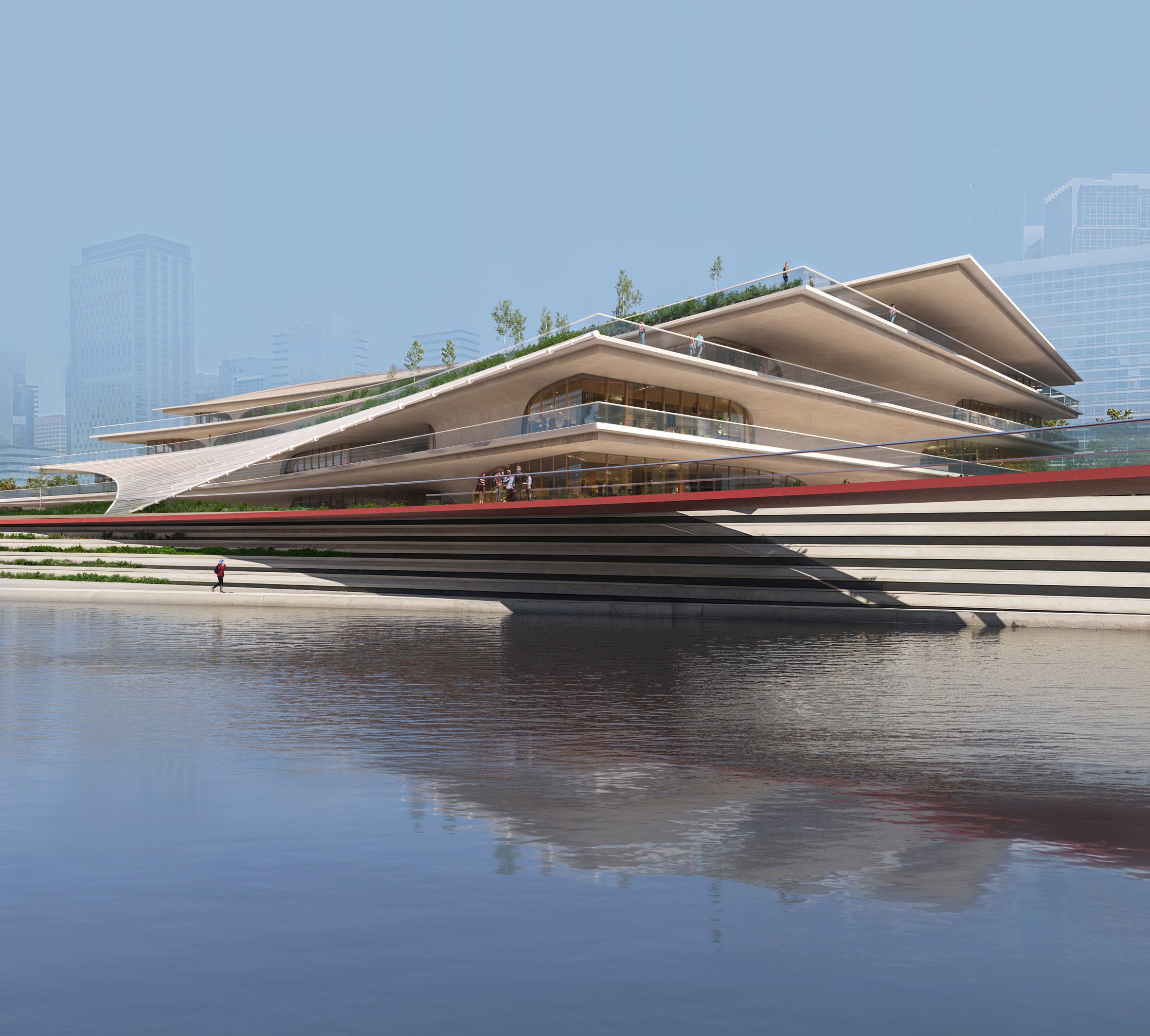 Zaha Hadid Architects designs district on Hangzhou waterfront