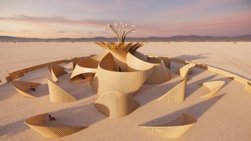 Burning Man Temple 2026 design
