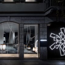 Exhibition at Giorgetti store
