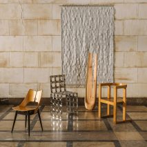 Set of chairs from design exhibition