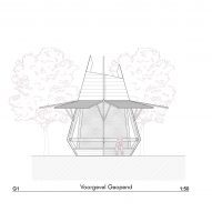 Elevation of Bolster by Walden Studio