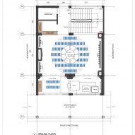 Plans of the Gully Labs store in New Delhi by The Melange Studio