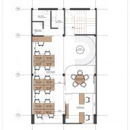 Plans of the Gully Labs store in New Delhi by The Melange Studio
