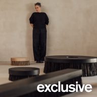 Linde Hermans designs Bristle seating to mimic jumbo brushes