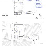 Floor plans of Live Sawn House by ICADA