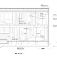 Section of Live Sawn House by ICADA