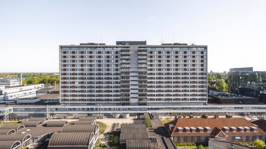 a photograph of a hospital